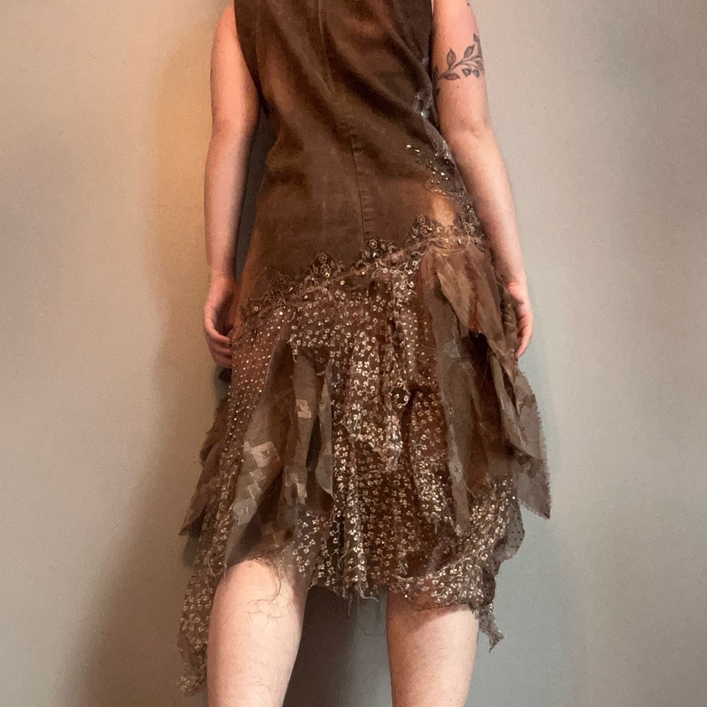 Fairy Whimsigoth asymmetric applique dress - Picture 8 of 15